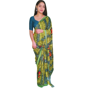 supriya green saree